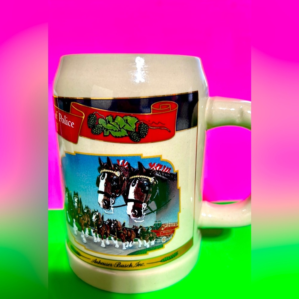 1993 Anheuser-Busch St. Louis, Mo. Commemorative Beer Steins (2)